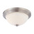 Nuvo 60-4112 HARMONY 3 LIGHT FLUSH DOME Harmony 3 Light Flush Dome Fixture with Satin White Glass (Discontinued)