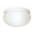 Nuvo 60-412 ES - 2 LT 18W 12" MUSHROOM 2 Light CFL 12 in. Large Alabaster Mushroom (2) 18W GU24 Lamps Included (Discontinued)