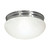 Nuvo 60-414 ES - 2 LT 18W 12" MUSHROOM 2 Light CFL 12 in. Large Alabaster Mushroom (2) 18W GU24 Lamps Included (Discontinued)
