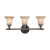 Nuvo 60-4163 SURREY 3 LIGHT VANITY Surrey 3 Light Vanity Fixture with Auburn Beige Glass (Discontinued)