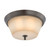 Nuvo 60-4173 SURREY 3 LIGHT FLUSH DOME Surrey 3 Light Flush Dome Fixture with Auburn Beige Glass (Discontinued)