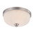 Nuvo 60-4193 HELIUM 3 LIGHT FLUSH DOME Helium 3 Light Flush Dome Fixture with Satin White Glass (Discontinued)