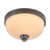 Nuvo 60-4211 HELIUM 1 LIGHT FLUSH DOME Helium 1 Light Flush Dome Fixture with Cream Beige Glass (Discontinued)