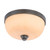Nuvo 60-4212 HELIUM 2 LIGHT FLUSH DOME Helium 2 Light Flush Dome Fixture with Cream Beige Glass (Discontinued)