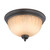 Nuvo 60-4232 CAROUSEL 2 LIGHT FLUSH DOME Carousel 2 Light Flush Dome Fixture with Auburn Beige Glass (Discontinued)