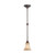 Nuvo 60-4253 FRANKLIN 1 LIGHT MINI PENDANT Franklin 1 Light Mini Pendant with Sienna Glass (Discontinued)