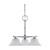 Nuvo 60-4273 TELLER 3 LIGHT DINETTE Teller 3 Light Dinette Fixture with Frosted Etched Glass (Discontinued)