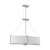 Nuvo 60-4347 PORTIA ES 4 LIGHT OVAL PENDANT Portia ES 4 Light Oval Pendant with Slate Gray Fabric Shades (4) 13W GU24 Lamps Incl. (Discontinued)