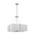 Nuvo 60-4367 LOGAN ES 2 LT SQUARE PENDANT Logan ES 2 Light Square Pendant with Slate Gray Fabric Shade (2) 13W GU24 Lamps Incl. (Discontinued)