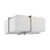 Nuvo 60-4368 LOGAN ES 2 LIGHT SQUARE FLUSH Logas ES 2 Light Square Flush with Slate Gray Fabric Shade (2) 13W GU24 Lamps Incl. (Discontinued)