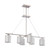 Nuvo 60-4371 LOGAN ES 6 LT ISLAND PENDANT Logan ES 6 Light Island Pendant with Slate Gray Fabric Shade (6) 13W GU24 Lamps Incl. (Discontinued)