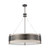 Nuvo 60-4434 DIESEL 6 LIGHT ROUND PENDANT Diesel 6 Light Round Pendant with Khaki Fabric Shade (Discontinued)