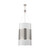 Nuvo 60-4442 DIESEL 6 LT VERTICAL PENDANT Diesel 6 Light Vertical Pendant with Slate Gray Fabric Shade (Discontinued)