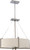 Nuvo 60-4455 PORTIA 4 LIGHT OVAL PENDANT Portia 4 Light Oval Pendant with Khaki Fabric Shade (Discontinued)