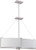 Nuvo 60-4467 PORTIA 4 LIGHT OVAL PENDANT Portia 6 Light Oval Pendant with Slate Gray Fabric Shade (Discontinued)