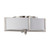 Nuvo 60-4468 PORTIA 2 LIGHT OVAL FLUSH Portia 2 Light Oval Pendant with Slate Gray Fabric Shades (Discontinued)
