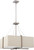 Nuvo 60-4487 LOGAN 2 LIGHT SQUARE PENDANT Logan 2 Light Square Pendant with Khaki Fabric Shade- (2) 13W GU24 Lamps Included (Discontinued)