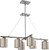 Nuvo 60-4491 LOGAN 6 LIGHT ISLAND PENDANT Logan 6 Light Island Pendant with Khaki Fabric Shade (6) 13 GU24 Lamps Included (Discontinued)