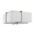 Nuvo 60-4508 LOGAN 2 LIGHT SQUARE FLUSH Logan 2 Light Square Flush with Slate Gray Fabric Shade (2) 13W GU24 Lamps Incl. (Discontinued)