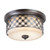Nuvo 60-4571 MARGAUX 2 LIGHT FLUSH DOME Margaux 2 Light Flush Dome Fixture with Chestnut Glass (Discontinued)
