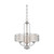 Nuvo 60-4667 MARGAUX 3 LIGHT CHANDELIER Margaux 3 Light Chandelier with Satin White Glass (Discontinued)