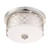 Nuvo 60-4671 MARGAUX 2 LIGHT FLUSH DOME Margaux 2 Light Flush Dome Fixture with Satin White Glass (Discontinued)