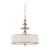 Nuvo 60-4736 CANDICE 3 LIGHT PENDANT Candice 3 Light Pendant with Pleated White Shade (Discontinued)