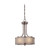 Nuvo 60-4786 FUSION 3 LIGHT PENDANT Fusion 3 Light Pendant with Russet Glass (Discontinued)