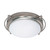 Nuvo 60-491 POLARIS-ES 2 LT 13W 14" FLUSH Polaris 2 Light CFL 14 in. Flush Mount (2) 13W GU24 Lamps Included (Discontinued)