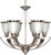 Nuvo 60-500 PALLADIUM-ES 6 LT CHANDELIER Palladium 6 Light CFL 25 in. Chandelier (6) 13W GU24 Lamps Included (Discontinued)