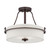 Nuvo 60-5007 LOREN 2 LIGHT SEMI-FLUSH Loren 2 Light Semi-Flush with White Linen Shade (Discontinued)