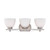 Nuvo 60-5013 BENTLEY 3 LIGHT VANITY Bentlley 3 Light Vanity Fixture with Frosted Glass (Discontinued)