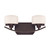 Nuvo 60-5122 AUSTIN 2 LIGHT VANITY Austin 2 Light Vanity Fixture with Etched Opal Glass (Discontinued)