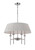 Nuvo 60-5218 BENSON 4 LIGHT PENDANT Benson 4 Light Pendant with White Fabric Shade (Discontinued)