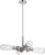 Nuvo 60-5264 BEAKER 4 LT HANGING FXTR Beaker 4 Light Hanging Fixture with Clear Glass Vintage Lamps Included (Discontinued)