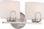 Nuvo 60-5292 LOLA 2 LT VANITY FIXTURE Lola 2 Light Vanity Fixture with Etched Opal Glass (Discontinued)