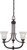 Nuvo 60-5316 MONROE 3 LT CHANDELIER Monroe 3 Light Chandelier with Frosted Ribbed Glass (Discontinued)