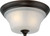 Nuvo 60-5317 MONROE 13" FLUSH FIXTURE Monroe 2 Light Flushe Fixture with Frosted Ribbed Glass (Discontinued)