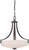 Nuvo 60-5394 LOLA - 3 LT PENDANT Lola 3 Light Pendant with Etched Opal Glass (Discontinued)