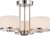 Nuvo 60-5477 CELINE - 3 LT SEMI FLUSH Celine 3 Light Semi-Flush with Etched Opal Glass (Discontinued)