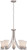 Nuvo 60-5485 NEVAL - 5 LT CHANDELIER Neval 5 Light Chandelier with Satin White Glass (Discontinued)