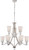 Nuvo 60-5499 CONNIE 9 LT 2 TIER CHANDELIER Connie 9 Light 2 Tier Chandelier with Satin White Glass (Discontinued)