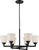 Nuvo 60-5556 MOBILI - 6 LT CHANDELIER Mobili 6 Light Chandelier with Satin White Glass (Discontinued)