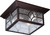 Nuvo 60-5646 STANTON 2 LT OUTDOOR FLUSH Stanton 2 light Outdoor Flush Fixture with Clear Seed Glass (Discontinued)