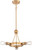 Nuvo 60-5713 PAXTON 3 LIGHT SEMI FLUSH Paxton 3 Light Pendant Fixture Includes 40W A19 Vintage Lamp (Discontinued)