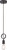 Nuvo 60-5722 PAXTON 1 LIGHT MINI PENDANT Paxton 1 Light Mini Pendant Includes 40W A19 Vintage Lamp (Discontinued)