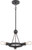 Nuvo 60-5723 PAXTON 3 LIGHT SEMI FLUSH Paxton 3 Light Pendant Fixture Includes 40W A19 Vintage Lamp (Discontinued)