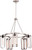 Nuvo 60-5781 BANDIT 5 LIGHT HANGING FIXTURE Bandit 5 Light Hanging Fixture Brushed Nickel Finish (Discontinued)