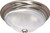 Nuvo 60-588 TRIUMPH 3 LT 15" FLUSH FIXTURE Triumph 3 Light 15 in. Flush Mount with Sculptured Glass Shades (Discontinued)
