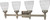 Nuvo 60-594 TRIUMPH 4 LT VANITY FIXTURE Triumph 4 Light 29 in. Vanity with Sculptured Glass Shades (Discontinued)